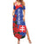 Slovakia Flag Mixed Rose Flowers Family Matching Summer Maxi Dress and Hawaiian Shirt - Wonder Print Shop