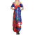 Slovakia Flag Mixed Rose Flowers Family Matching Summer Maxi Dress and Hawaiian Shirt - Wonder Print Shop