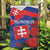 Slovakia Flag Mixed Rose Flowers Garden Flag - Wonder Print Shop