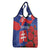 Slovakia Flag Mixed Rose Flowers Grocery Bag