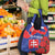 Slovakia Flag Mixed Rose Flowers Grocery Bag