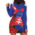 Slovakia Flag Mixed Rose Flowers Hoodie Dress - Wonder Print Shop