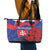 Slovakia Flag Mixed Rose Flowers Leather Tote Bag - Wonder Print Shop