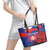 Slovakia Flag Mixed Rose Flowers Leather Tote Bag - Wonder Print Shop