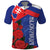 Slovakia Flag Mixed Rose Flowers Polo Shirt - Wonder Print Shop