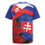 Slovakia Flag Mixed Rose Flowers Rugby Jersey - Wonder Print Shop