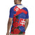 Slovakia Flag Mixed Rose Flowers Rugby Jersey - Wonder Print Shop