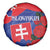 Slovakia Flag Mixed Rose Flowers Spare Tire Cover - Wonder Print Shop