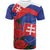 Slovakia Flag Mixed Rose Flowers T Shirt - Wonder Print Shop