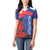 Slovakia Flag Mixed Rose Flowers Women Polo Shirt - Wonder Print Shop