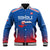 Custom Slovakia Football Baseball Jacket Come On Sokoli Falcons LT9 - Wonder Print Shop