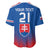 Custom Slovakia Football Baseball Jersey Come On Sokoli Falcons LT9 - Wonder Print Shop