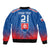 Custom Slovakia Football Bomber Jacket Come On Sokoli Falcons LT9 - Wonder Print Shop