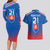 Custom Slovakia Football Couples Matching Long Sleeve Bodycon Dress and Hawaiian Shirt Come On Sokoli Falcons LT9 - Wonder Print Shop