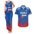 Custom Slovakia Football Couples Matching Tank Maxi Dress and Hawaiian Shirt Come On Sokoli Falcons LT9 - Wonder Print Shop