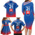 Custom Slovakia Football Family Matching Long Sleeve Bodycon Dress and Hawaiian Shirt Come On Sokoli Falcons LT9 - Wonder Print Shop