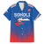 Custom Slovakia Football Family Matching Puletasi and Hawaiian Shirt Come On Sokoli Falcons - Wonder Print Shop