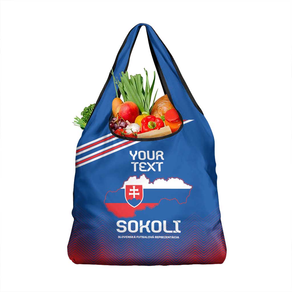 Custom Slovakia Football Grocery Bag Come On Sokoli Falcons