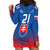 Custom Slovakia Football Hoodie Dress Come On Sokoli Falcons - Wonder Print Shop