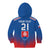 Custom Slovakia Football Kid Hoodie Come On Sokoli Falcons - Wonder Print Shop