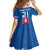 Custom Slovakia Football Kid Short Sleeve Dress Come On Sokoli Falcons - Wonder Print Shop