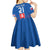 Custom Slovakia Football Kid Short Sleeve Dress Come On Sokoli Falcons - Wonder Print Shop