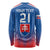 Custom Slovakia Football Long Sleeve Shirt Come On Sokoli Falcons - Wonder Print Shop