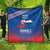 Custom Slovakia Football Quilt Come On Sokoli Falcons