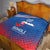 Custom Slovakia Football Quilt Come On Sokoli Falcons