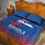 Custom Slovakia Football Quilt Bed Set Come On Sokoli Falcons - Wonder Print Shop