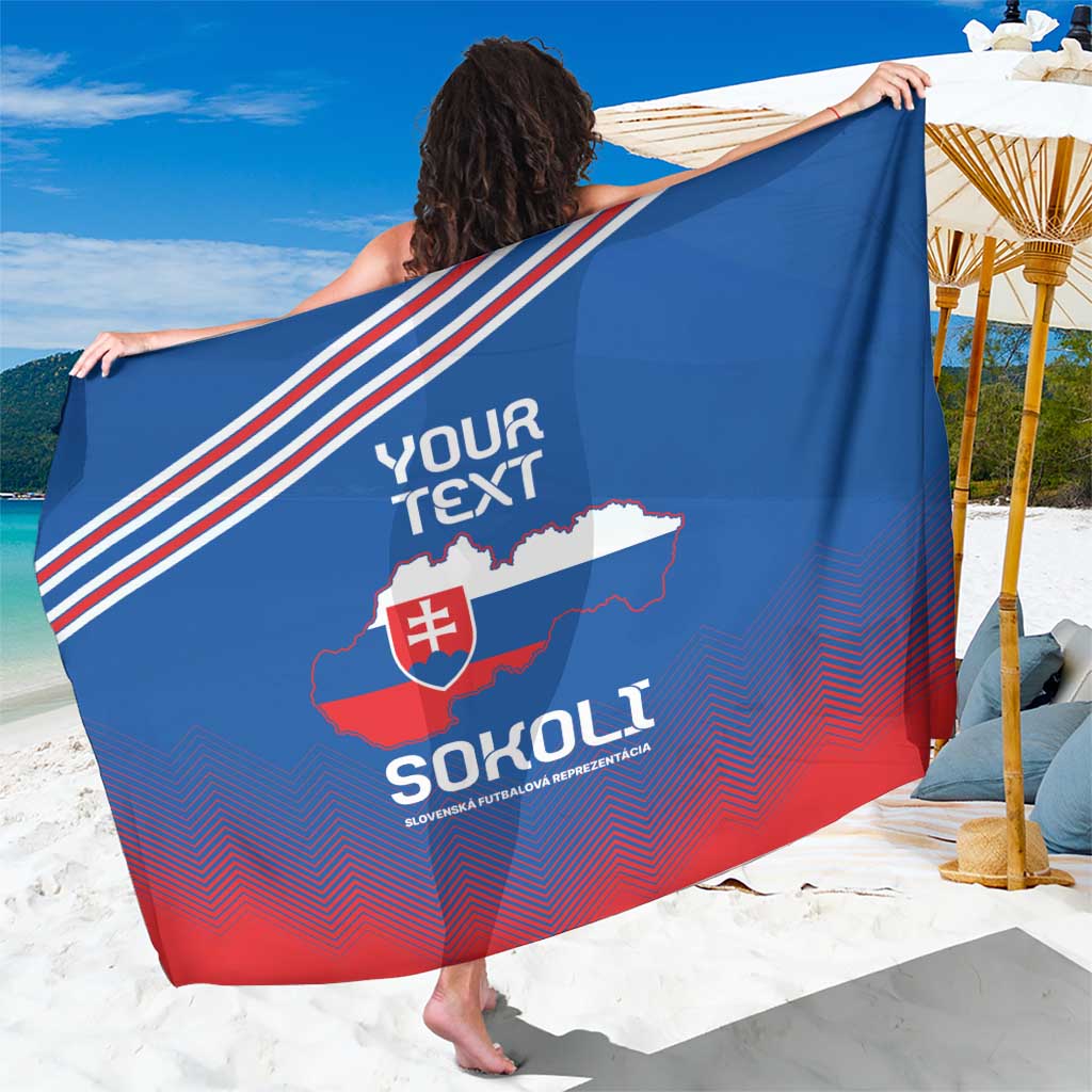 Custom Slovakia Football Sarong Come On Sokoli Falcons - Wonder Print Shop