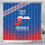 Custom Slovakia Football Shower Curtain Come On Sokoli Falcons