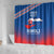 Custom Slovakia Football Shower Curtain Come On Sokoli Falcons