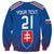 Custom Slovakia Football Sweatshirt Come On Sokoli Falcons - Wonder Print Shop