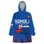 Custom Slovakia Football Wearable Blanket Hoodie Come On Sokoli Falcons - Wonder Print Shop