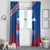 Custom Slovakia Football Window Curtain Come On Sokoli Falcons - Wonder Print Shop