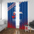 Custom Slovakia Football Window Curtain Come On Sokoli Falcons - Wonder Print Shop