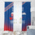 Custom Slovakia Football Window Curtain Come On Sokoli Falcons - Wonder Print Shop