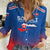 Custom Slovakia Football Women Casual Shirt Come On Sokoli Falcons - Wonder Print Shop