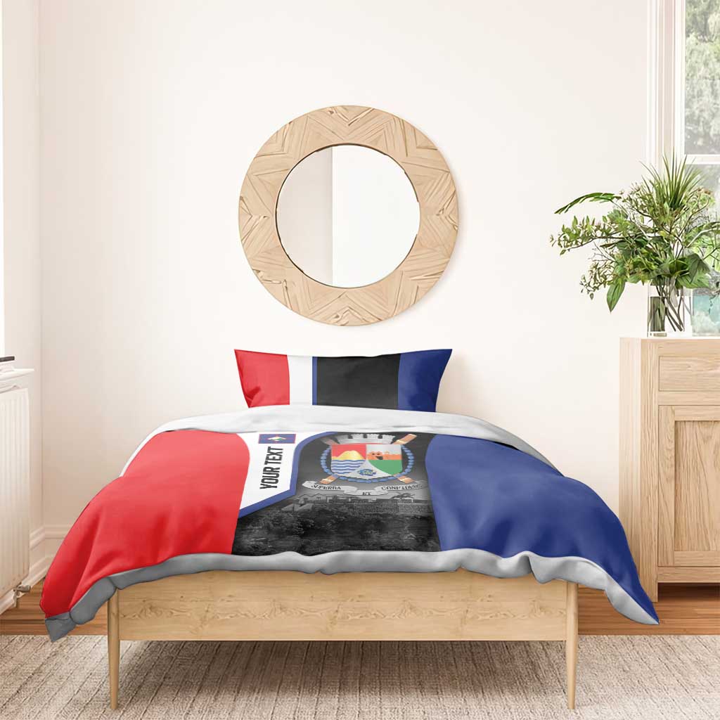 Caribbean Sint Maarten Personalized Bedding Set Brown Pelican - Wonder Print Shop