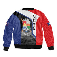 Caribbean Sint Maarten Personalized Bomber Jacket Brown Pelican - Wonder Print Shop