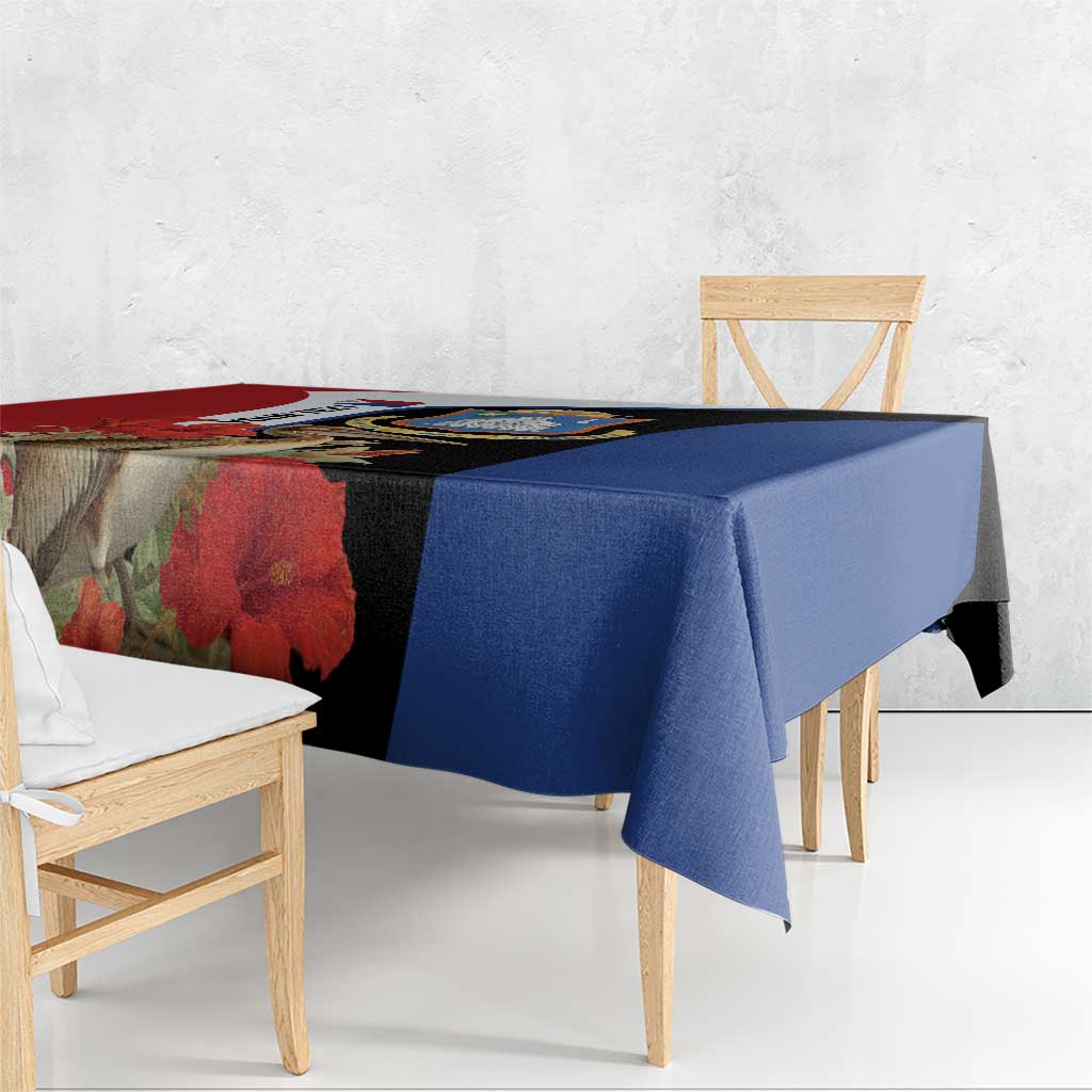 Caribbean Sint Eustatius Personalized Tablecloth Statia Superba et confidens - Wonder Print Shop