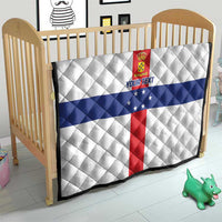 Personalized Nederlandse Antillen 1959-1986 Quilt Simple Flag Style - Wonder Print Shop