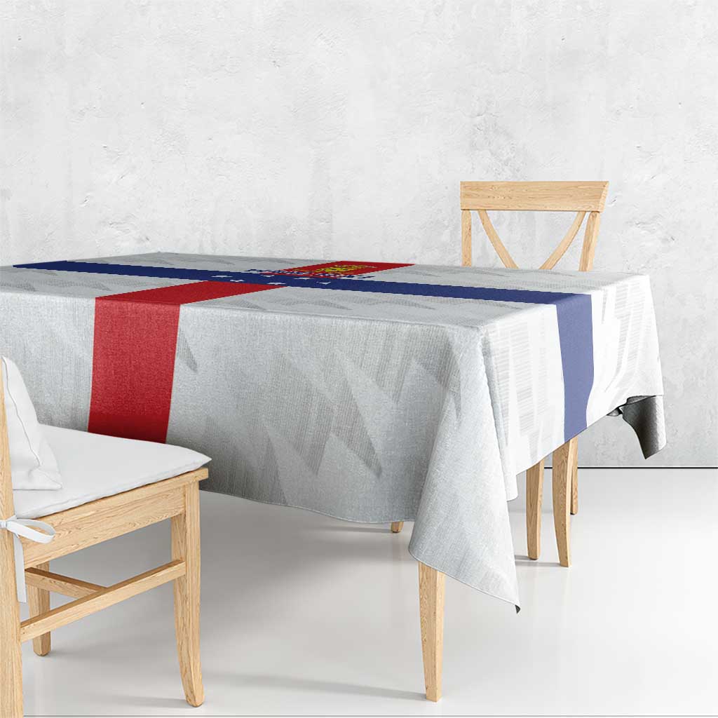 Personalized Nederlandse Antillen 1959-1986 Tablecloth Simple Flag Style - Wonder Print Shop