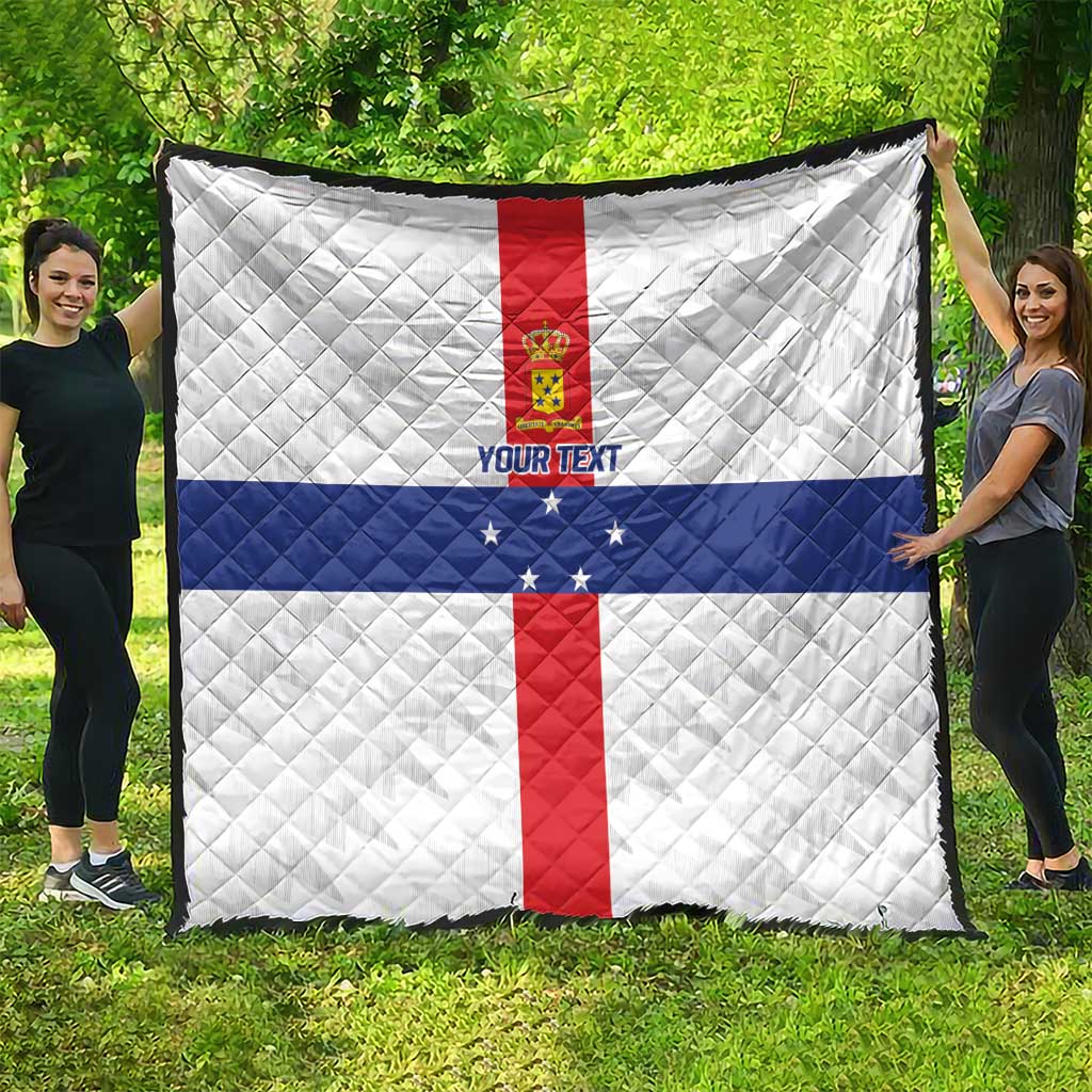 Personalized Nederlandse Antillen 1986-2010 Quilt Simple Flag Style - Wonder Print Shop