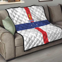 Personalized Nederlandse Antillen 1986-2010 Quilt Simple Flag Style - Wonder Print Shop