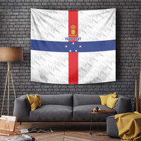 Personalized Nederlandse Antillen 1986-2010 Tapestry Simple Flag Style - Wonder Print Shop