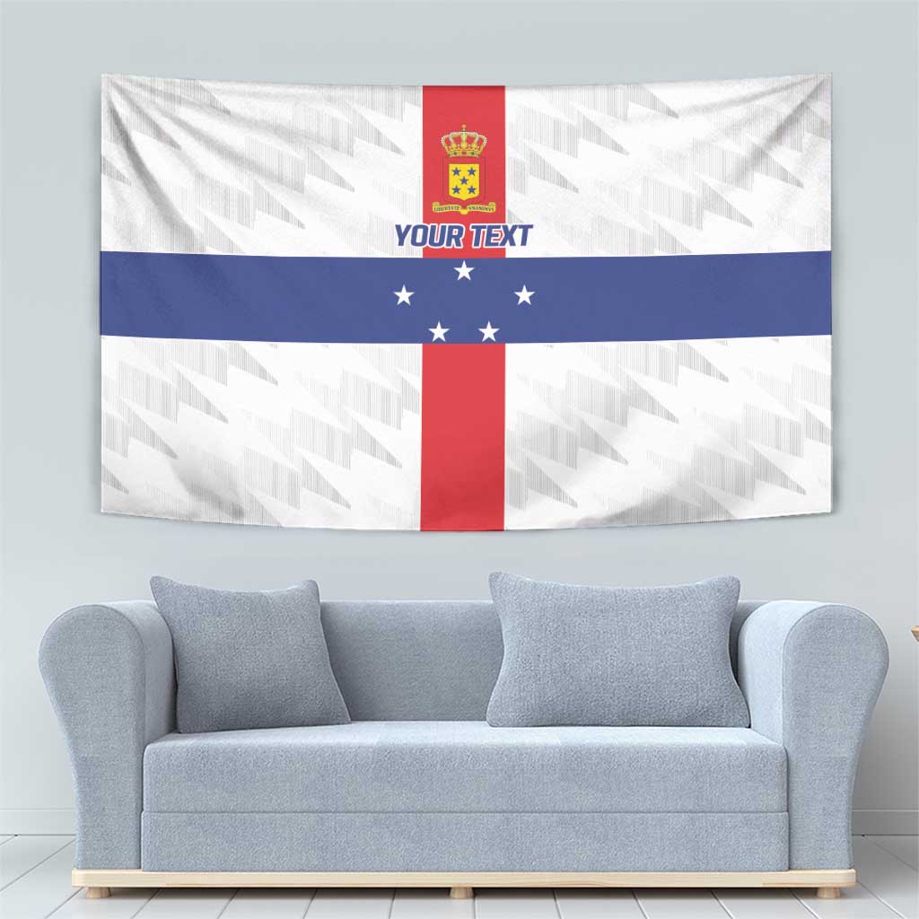 Personalized Nederlandse Antillen 1986-2010 Tapestry Simple Flag Style - Wonder Print Shop