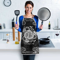 Personalized Anglesey Ynys Mon Apron Black Standing Stone Celtic-inspired - Wonder Print Shop