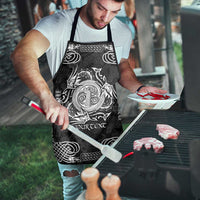 Personalized Anglesey Ynys Mon Apron Black Standing Stone Celtic-inspired - Wonder Print Shop